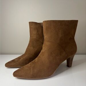Universal Thread Suede Frances Ankle Boots